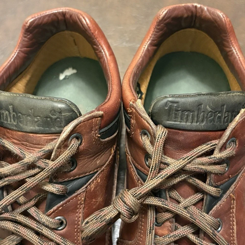 Vintage 2003 Timberland Heritage Moc Toe Mid GORE-TEX Boots Men's 7 W 37042 GTX